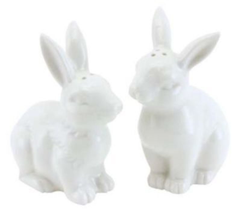 Bunny salt online and pepper shakers